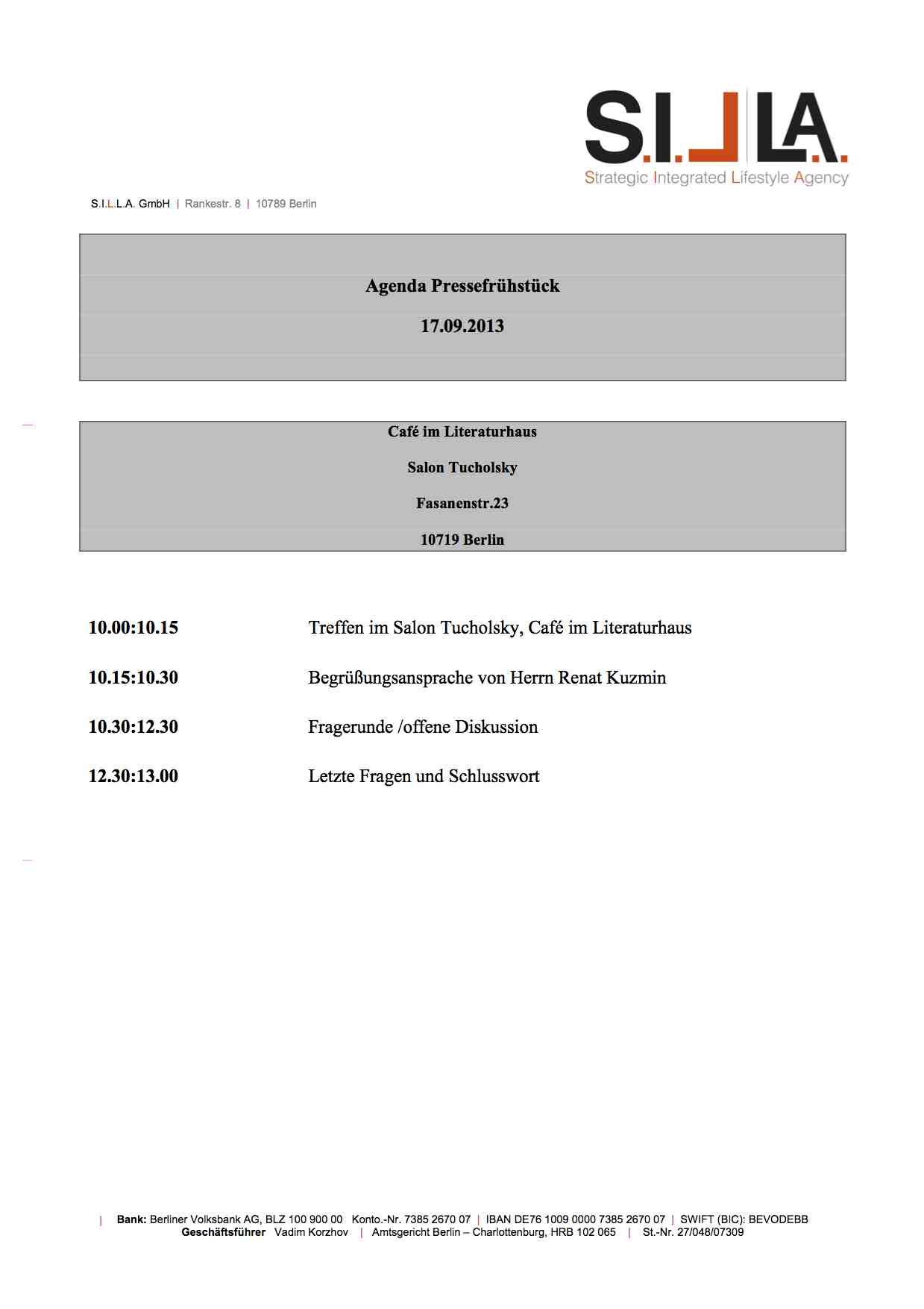 agendda